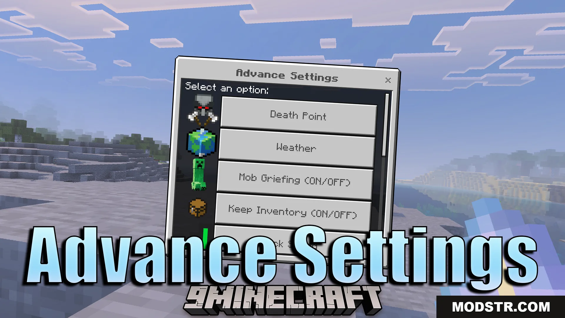 Advance Settings Addon (26.x, 1.21) – Change World Settings While Keeping Achievements cover art