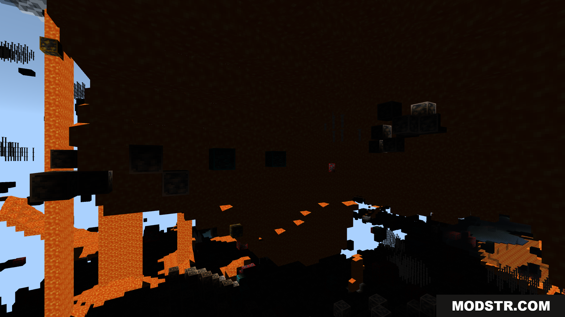 Advanced Xray Texture Pack Screenshot 6 Drink a night vision potion to see valuable ores clearly