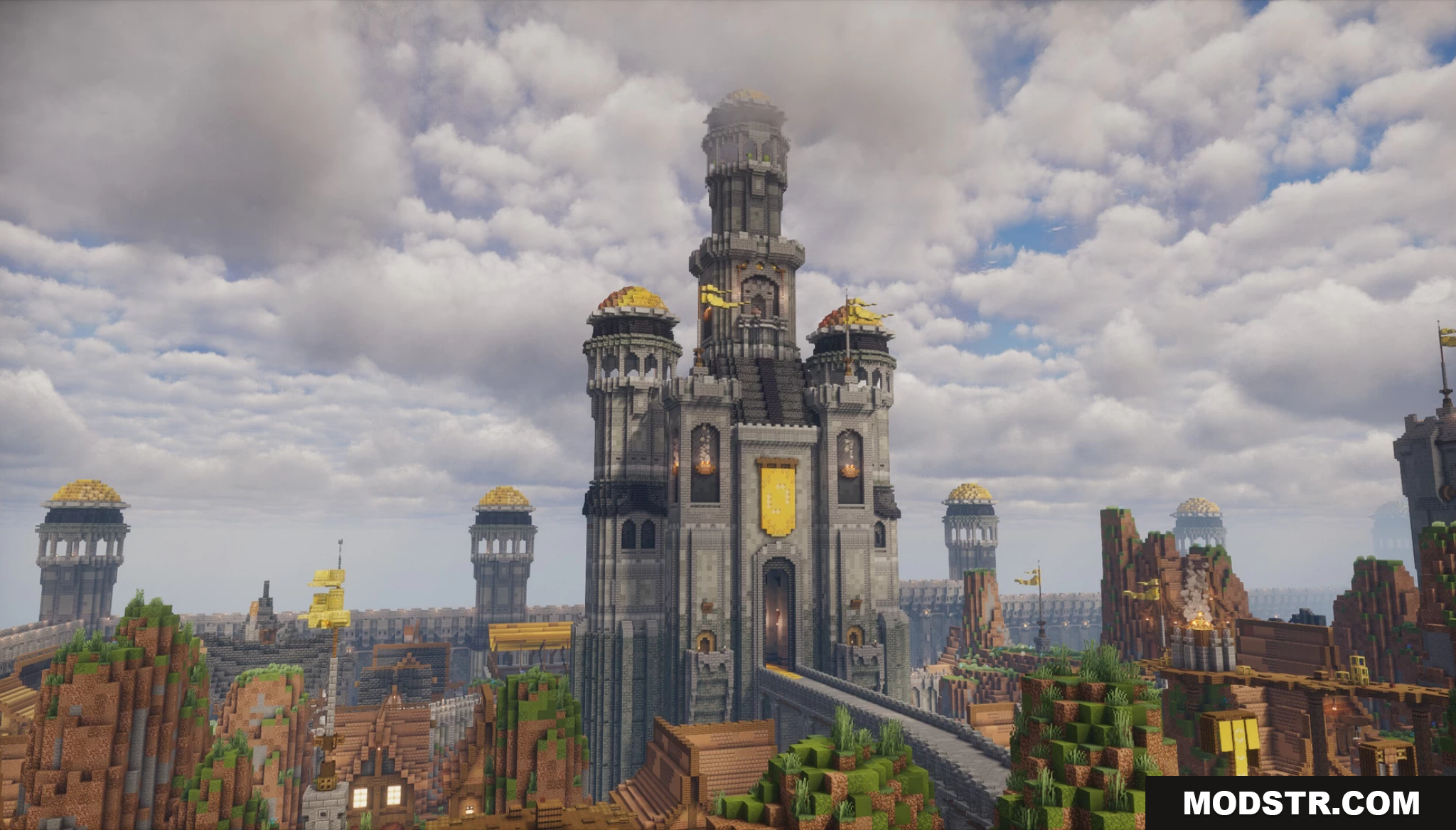 Aetheria City Map (26.1.2, 1.20.1) – Massive Medieval Kingdom cover art