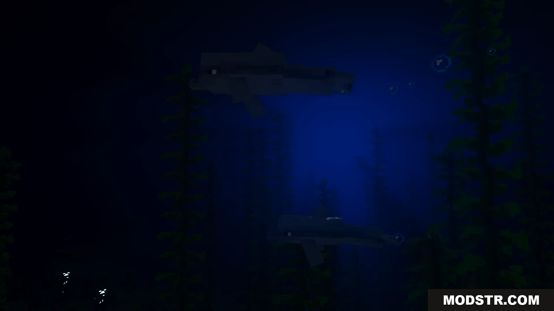 Anima Shader Screenshot 9 Anima Shader features dynamic water with light rays and dolphins swimming underwater