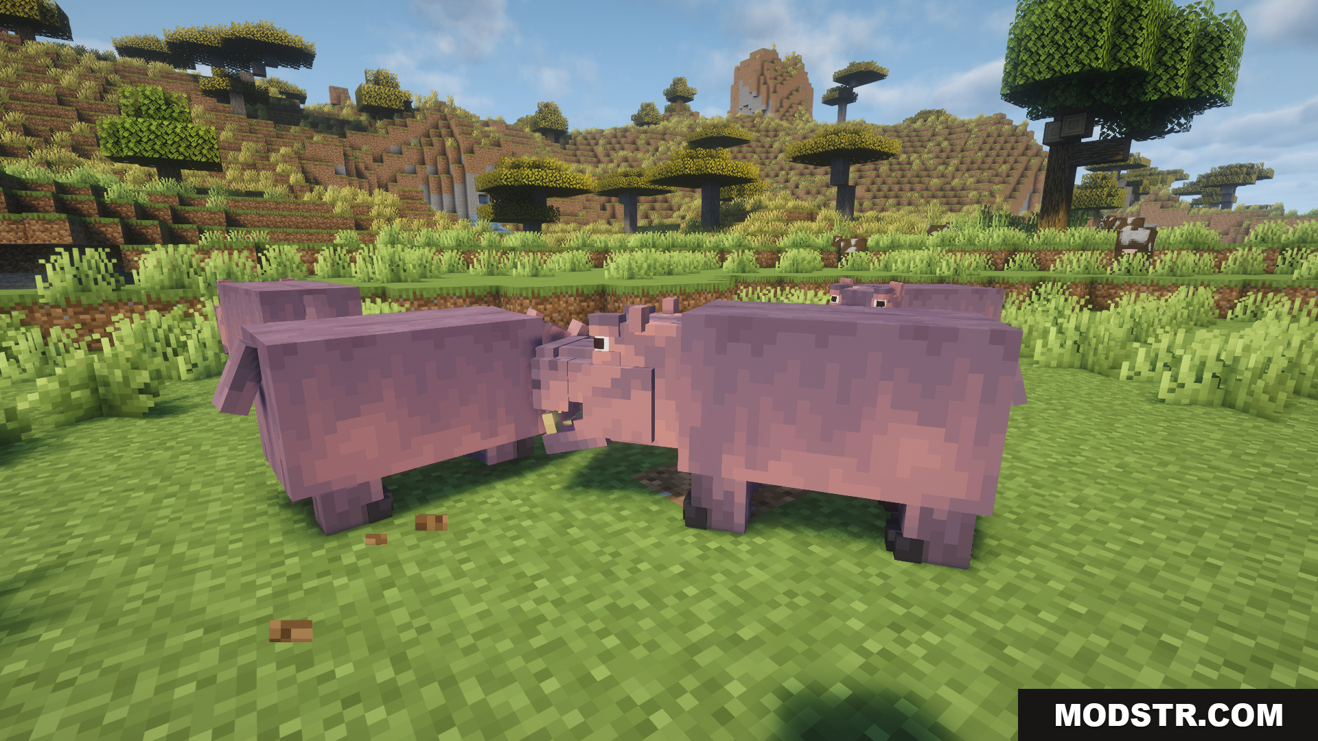 Animal Garden Hippopotamus Mod Screenshot 7 Animal Garden Hippopotamus Mod adds hippos to the savanna