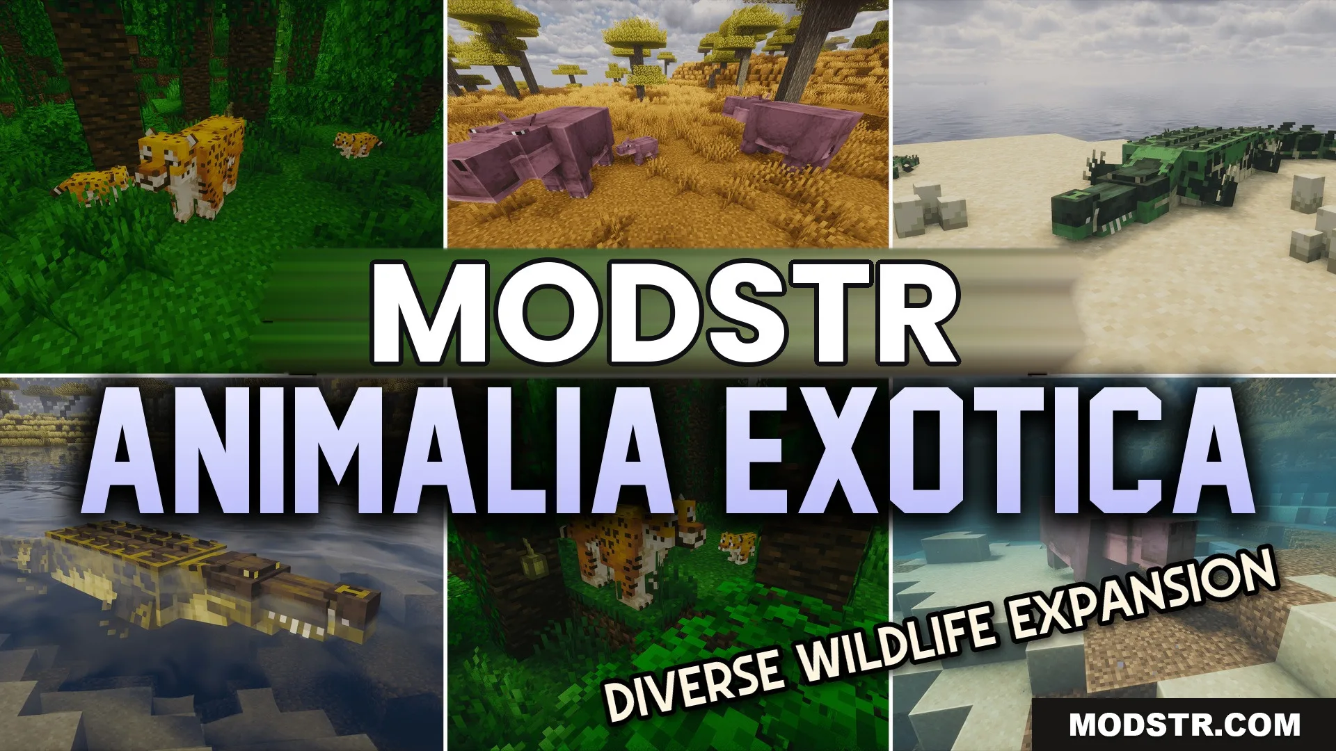 Animalia Exotica Mod (1.20.1) – Bring Vanilla Biomes to Life with Wild Animals cover art