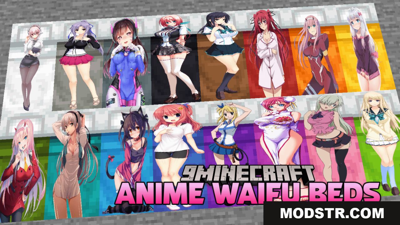 Anime Waifu Beds Resource Pack