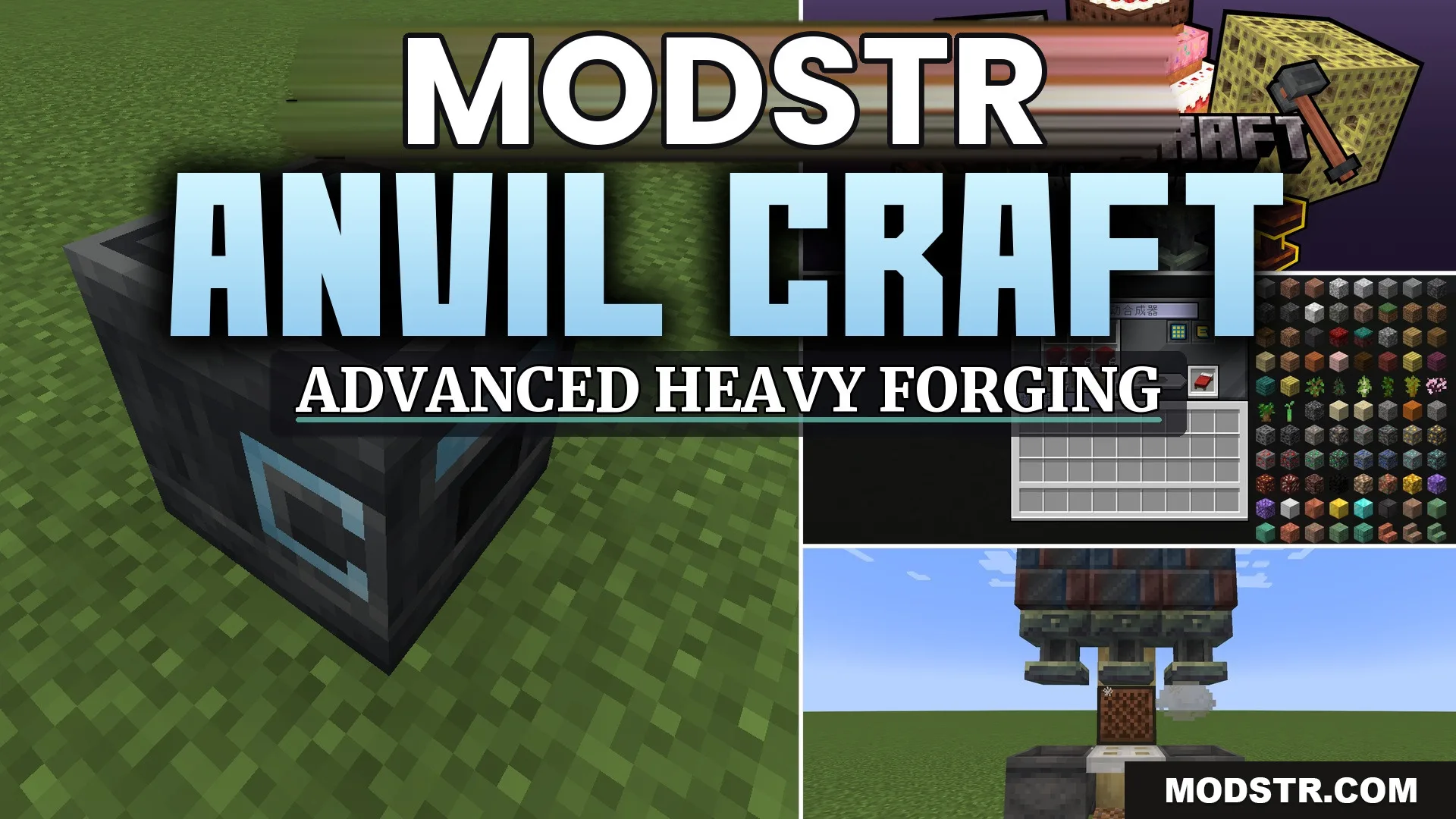 Anvil Craft Mod (26.1.2, 1.20.1) – Crush and Process Materials