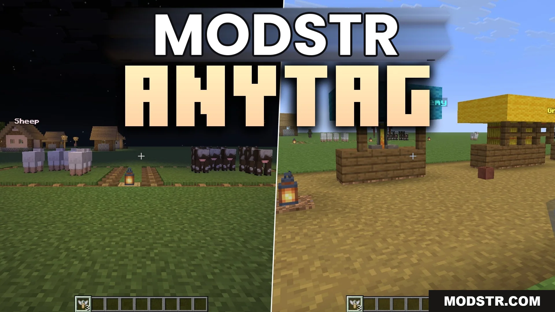 Anytag 9minecraft Data Pack (26.2) – Organize Bases with Floating Text cover art