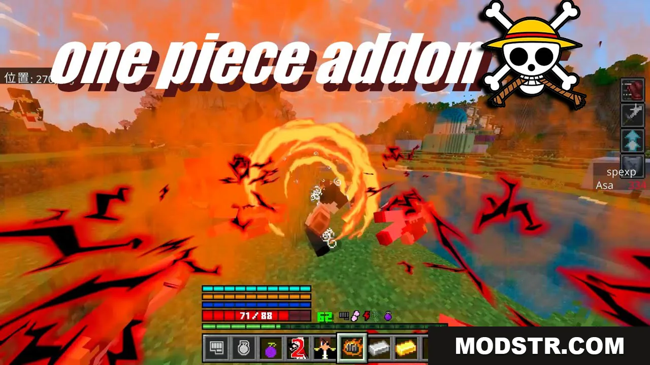 Asa’s One Piece Addon (1.26+, 26.32) – MCPE/Bedrock Mod cover art