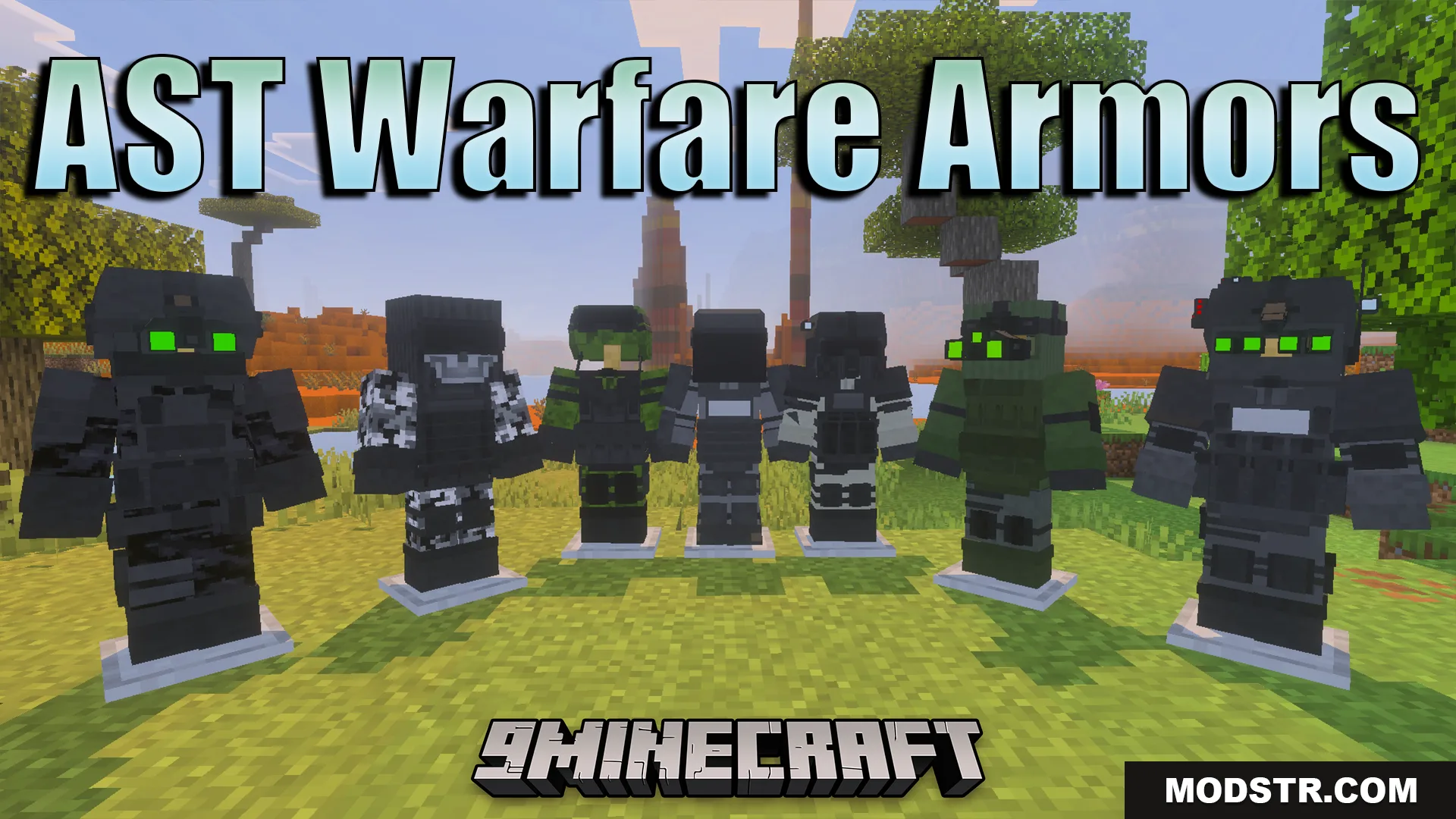AST Warfare Armors Addon (26.x, 1.21) – Craft Modern Military Armors And Tactical Gear