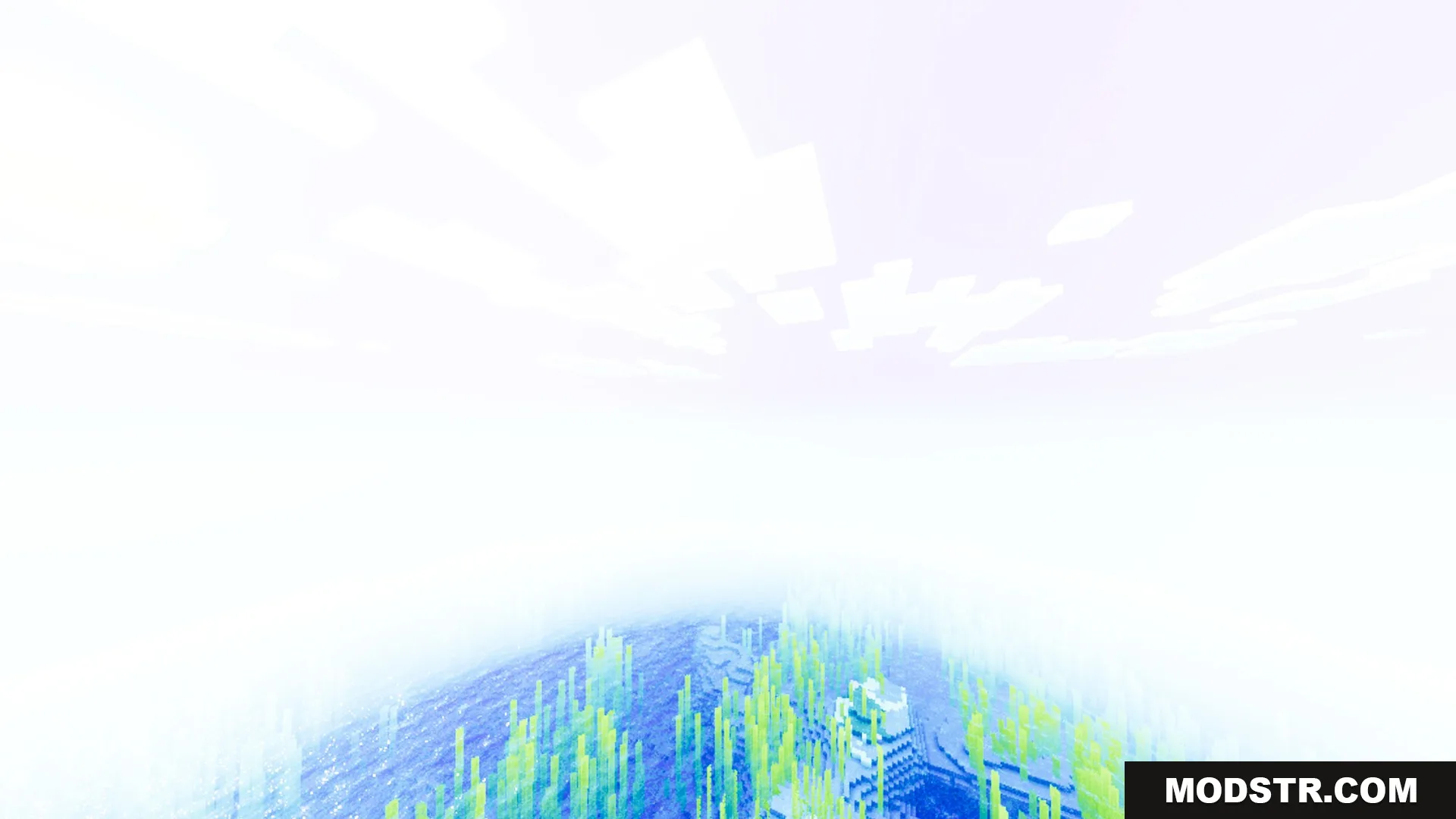Auralis Shader Screenshot 5 Bright sunlight reflecting off the blue ocean water filled with green kelp