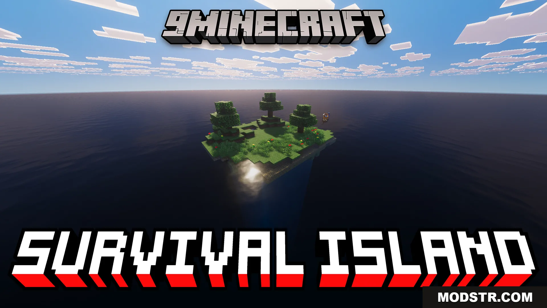 BakuBuilds Survival Island Map (26.x, 1.21) – Build an Island Base From Just Three Trees