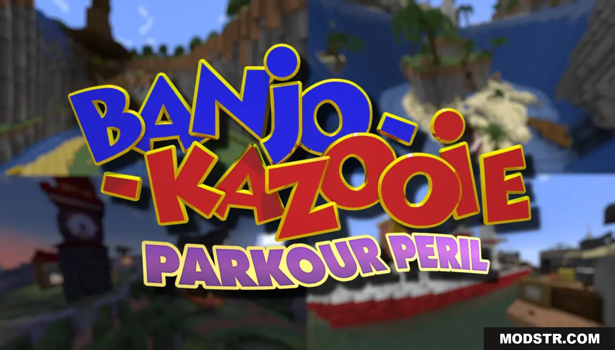 Banjo Kazooie Parkour Peril Map (26.1, 1.20.1) – Conquer Nostalgic Jumps in a Classic World cover art