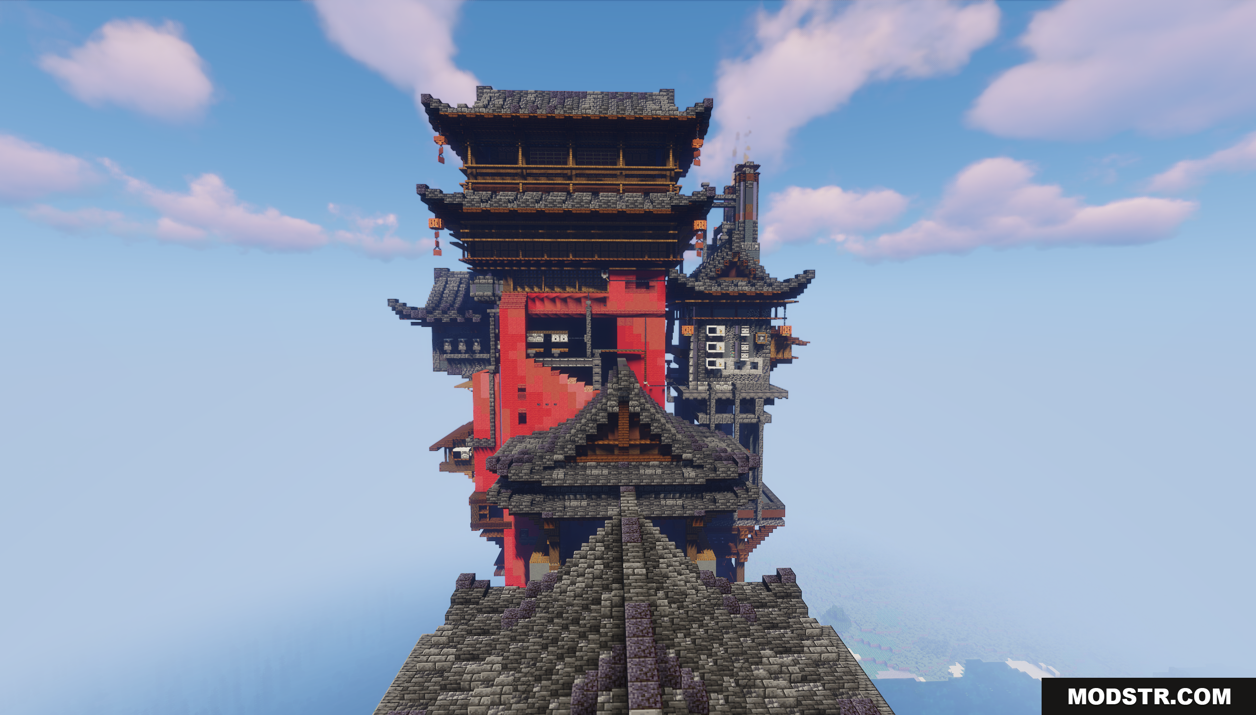 Bathhouse Map Screenshot 6 Front view of the towering red building in Bathhouse Map