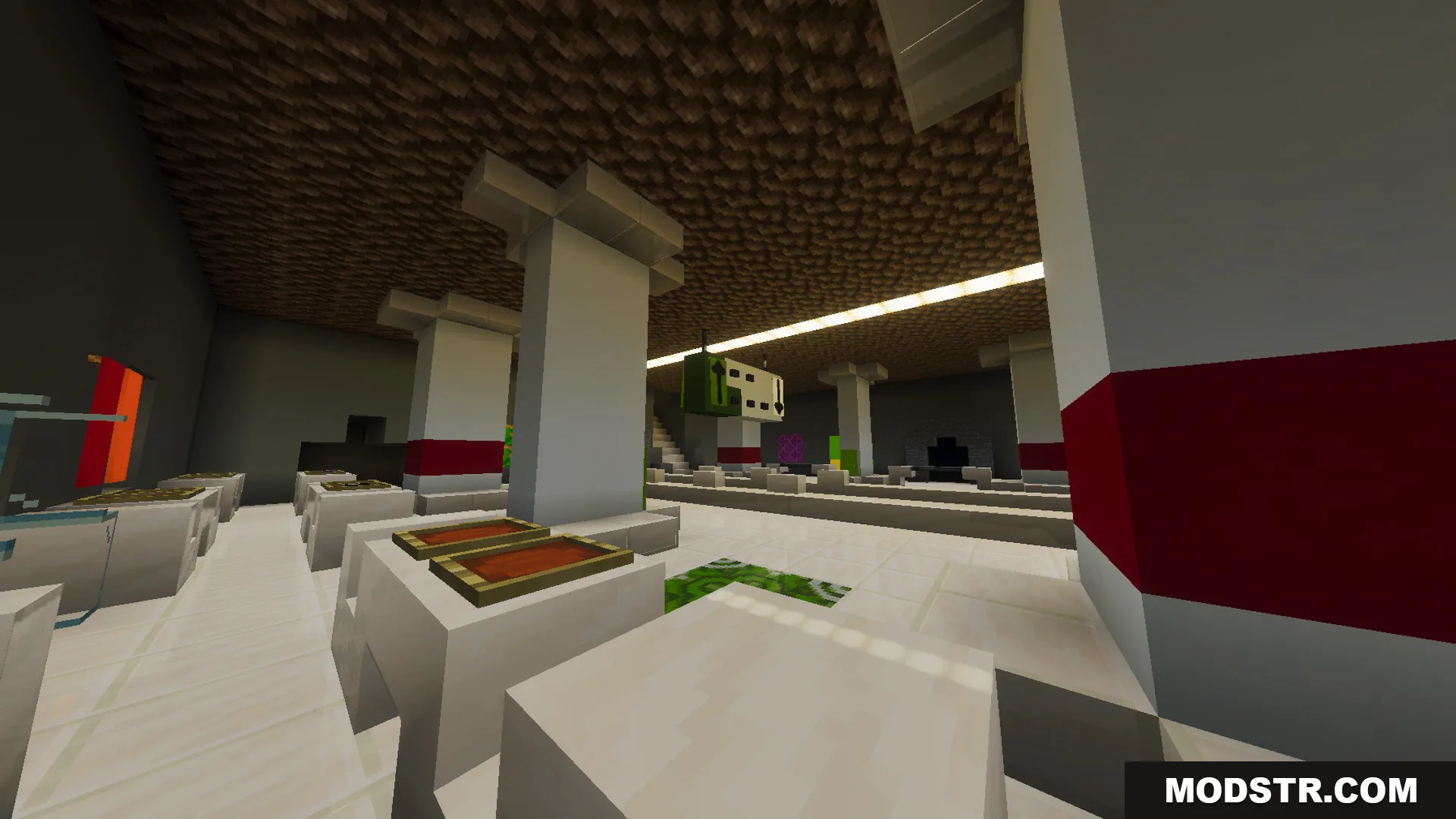 Battle Kaisen Map Screenshot 10 Ticket gates and white pillars inside a custom subway station battleground arena
