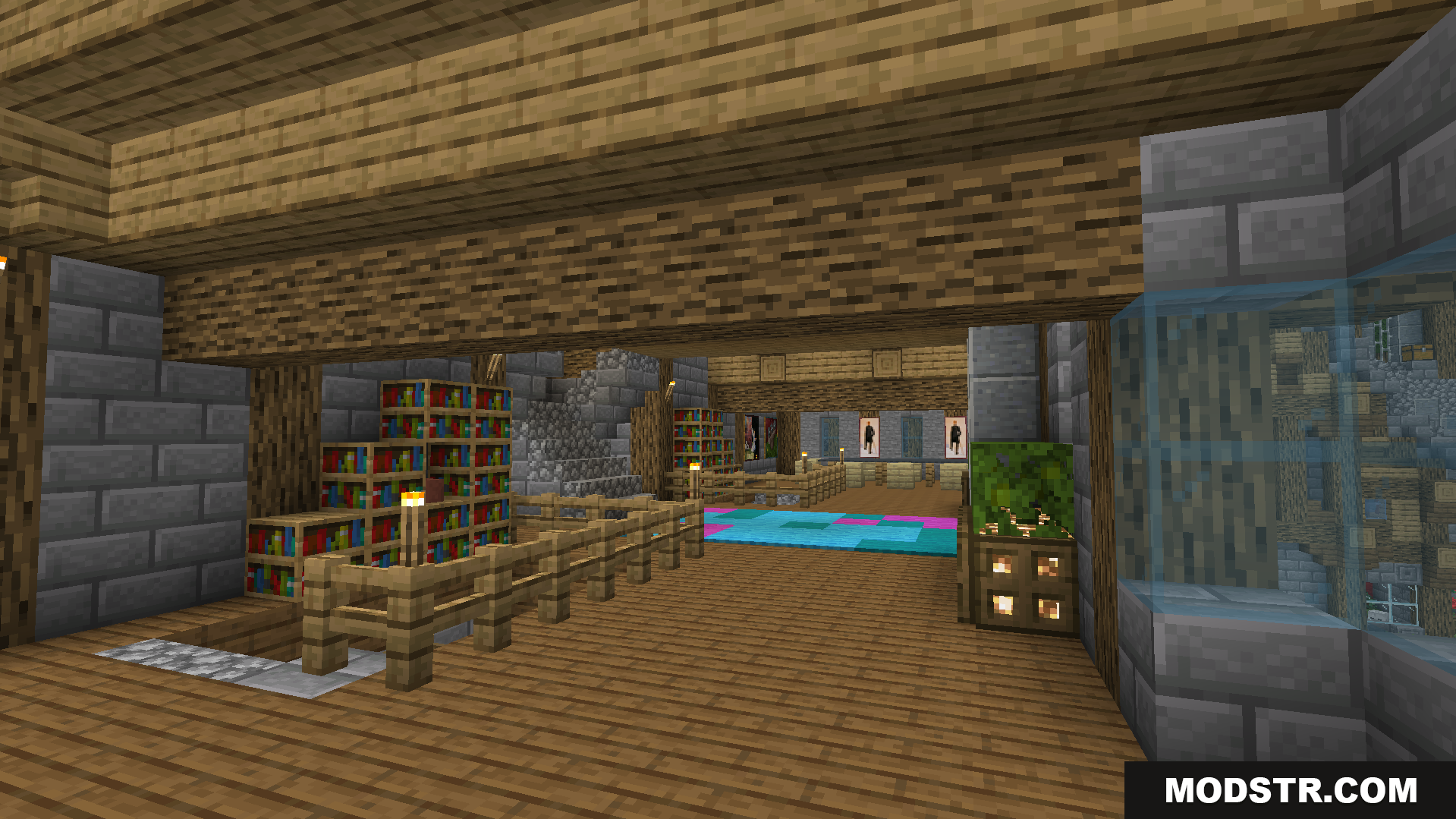 Battle Mini Game Map Screenshot 5 Exploring the detailed lobby area before the fighting match begins
