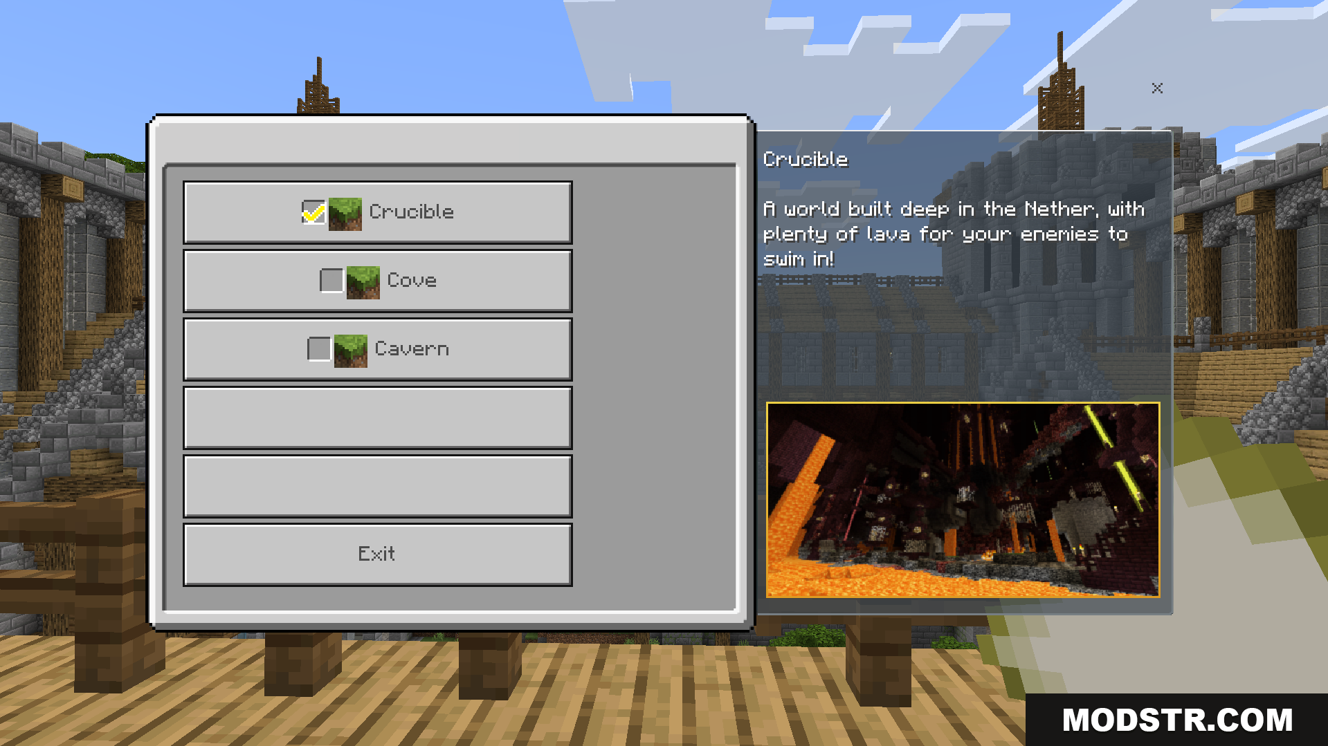 Battle Mini Game Map Screenshot 9 Players can vote for one of three unique battle arenas