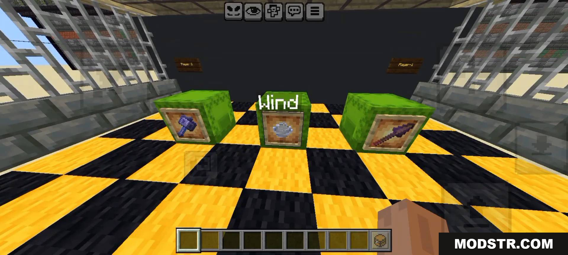 Bedrock Battle Arena Map MCPE/Bedrock Map Screenshot 4 Arena-2 Kits