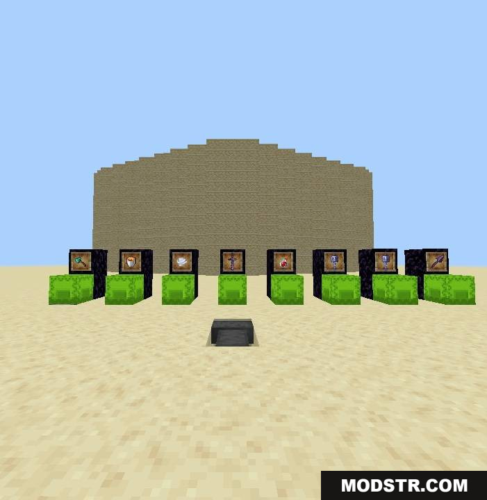 Bedrock Battle Arena Map MCPE/Bedrock Map Screenshot 11 Old Version Kits Area