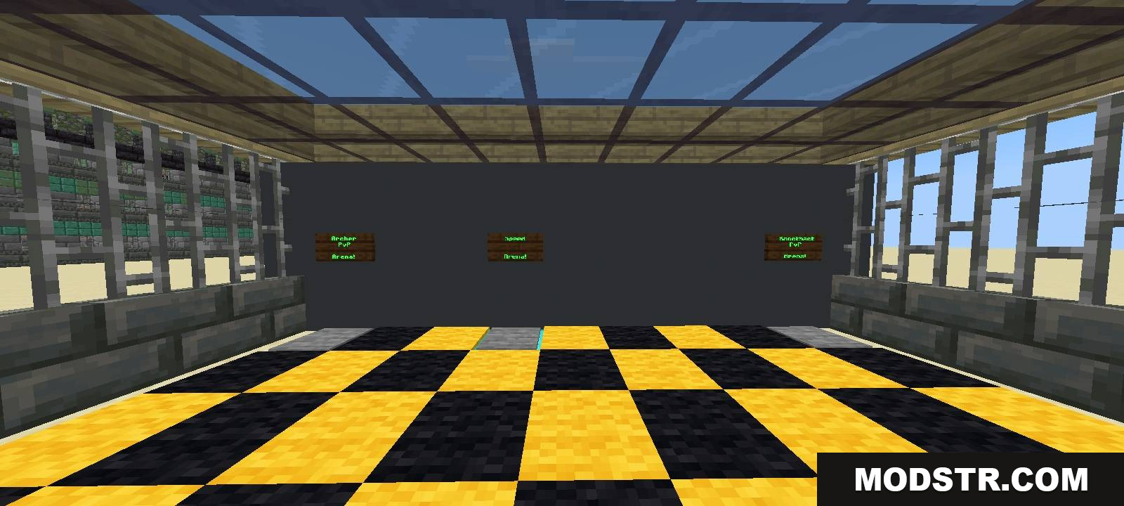 Bedrock Battle Arena Map MCPE/Bedrock Map Screenshot 13 Fan kits
