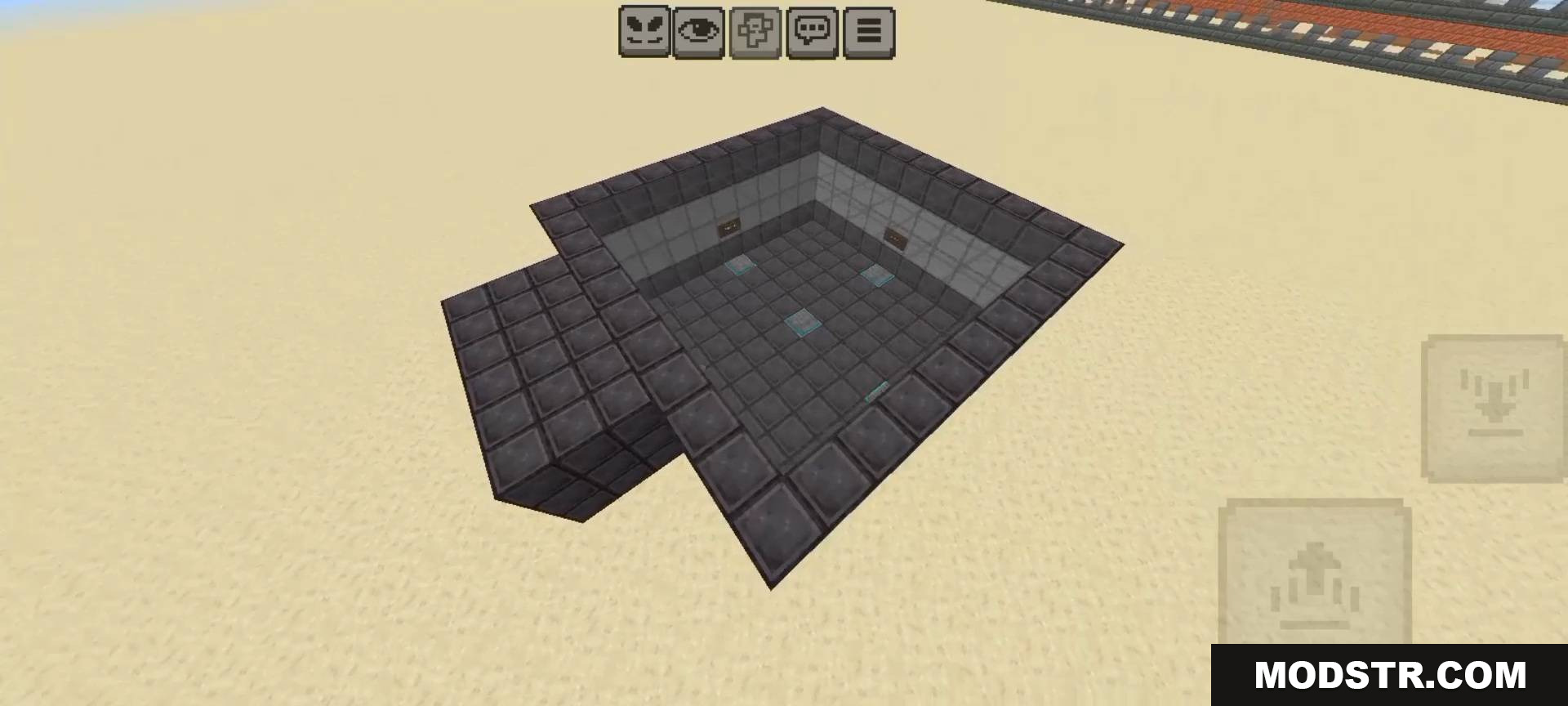 Bedrock Battle Arena Map MCPE/Bedrock Map Screenshot 8 Arena-4 Kits