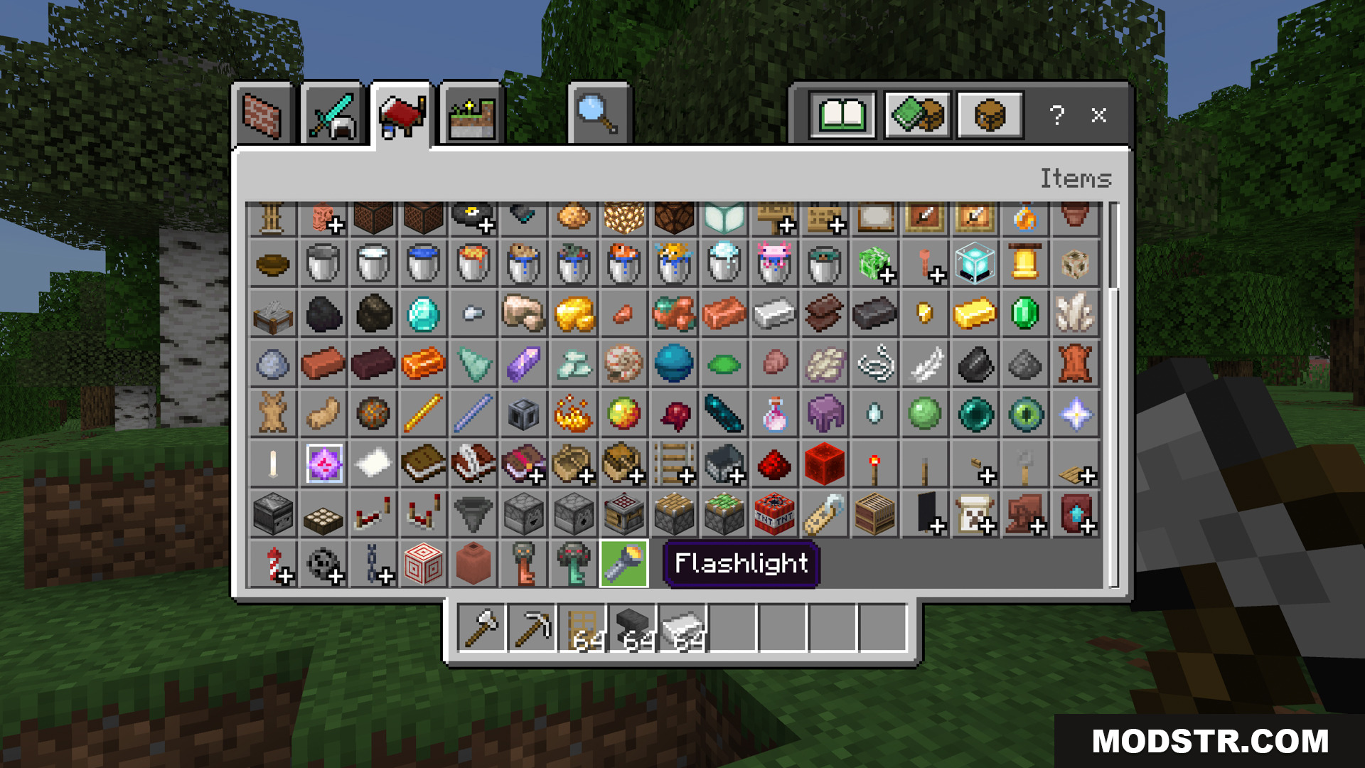 Bedrock Essentials+ Addon Screenshot 3 Gameplay showing one of the addon's helpful new tools
