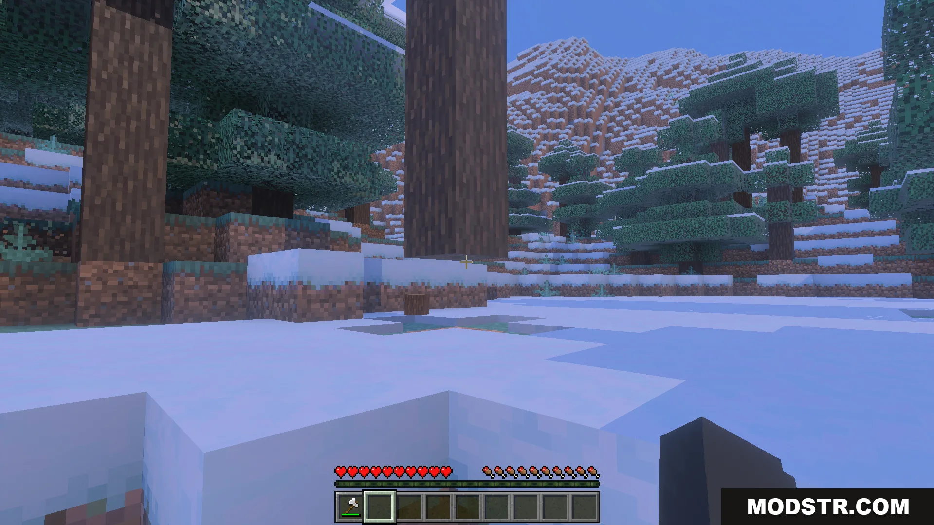 Bedrock Tree Capitator Addon Screenshot 5 Bedrock Tree Capitator Addon fixes the problem of floating trees in Minecraft