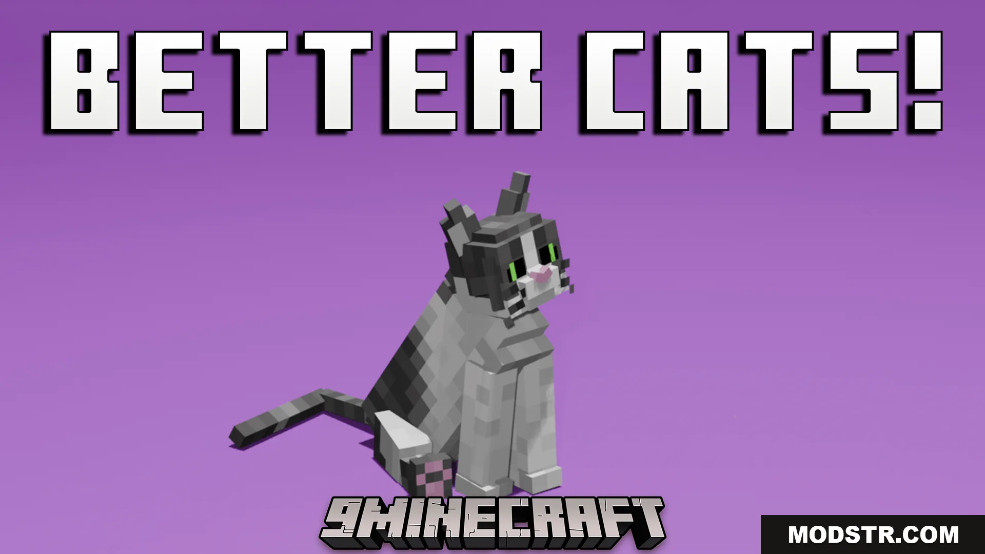 Better Cats Texture Pack (26.x) – Adds Over 130 Unique Feline Breeds And Variations cover art