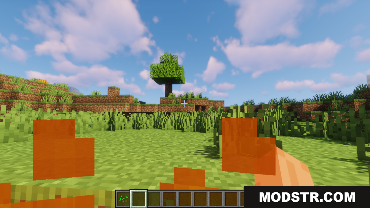 Better Lower Fire Resource Pack (1.21.11, 1.21.1) – Lowers Screen Fire Animation Height cover art