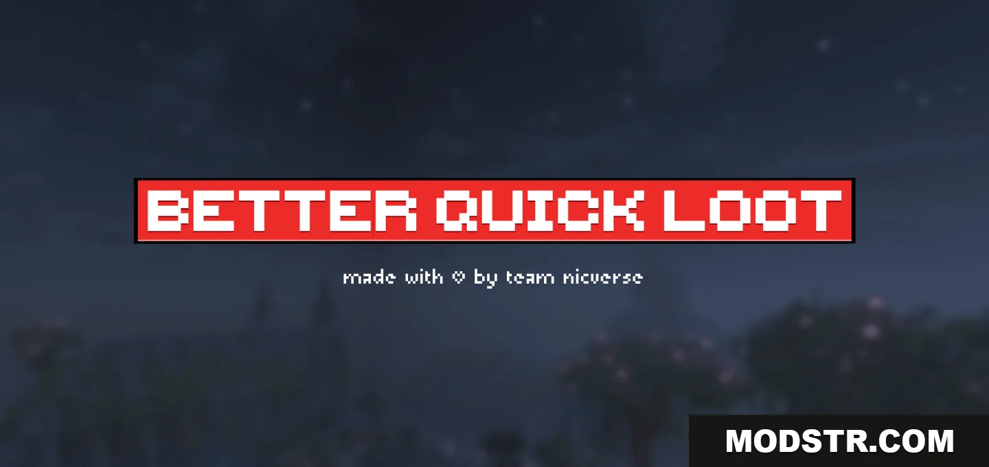Better Quick Loot Texture Pack (26.x, 1.21) – MCPE/Bedrock