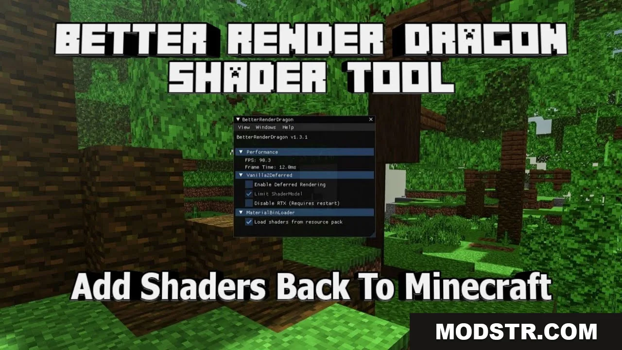 Better RenderDragon Mod (26.x, 1.21) – Add Shaders Back To Minecraft