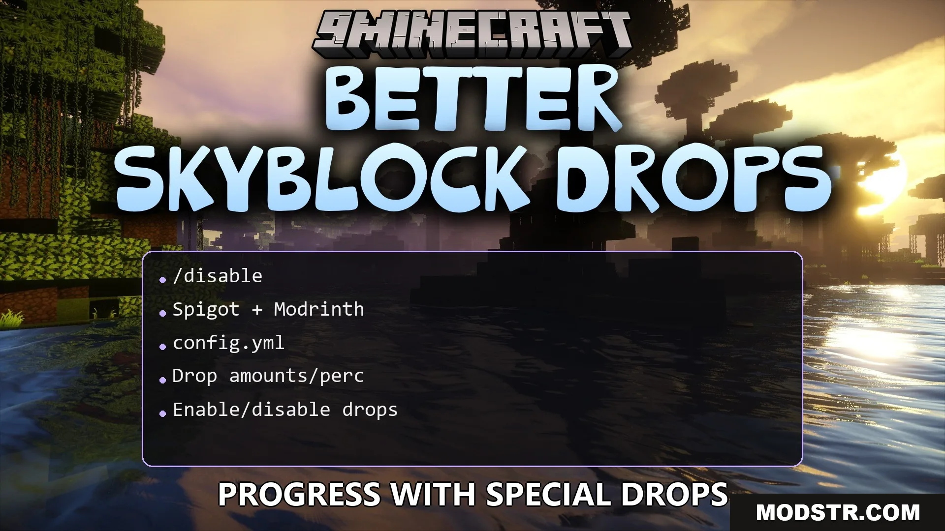 Better Skyblock Drops Plugin (26.2, 1.20.1) – Expand Skyblock Bases Without cover art