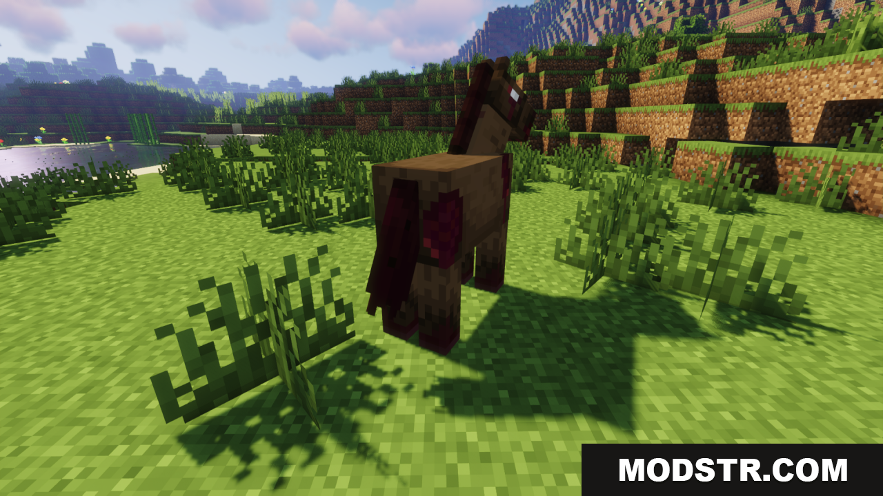 Better Zombie Horse Resource Pack Screenshot 2 Rear view of the detailed zombie horse texture