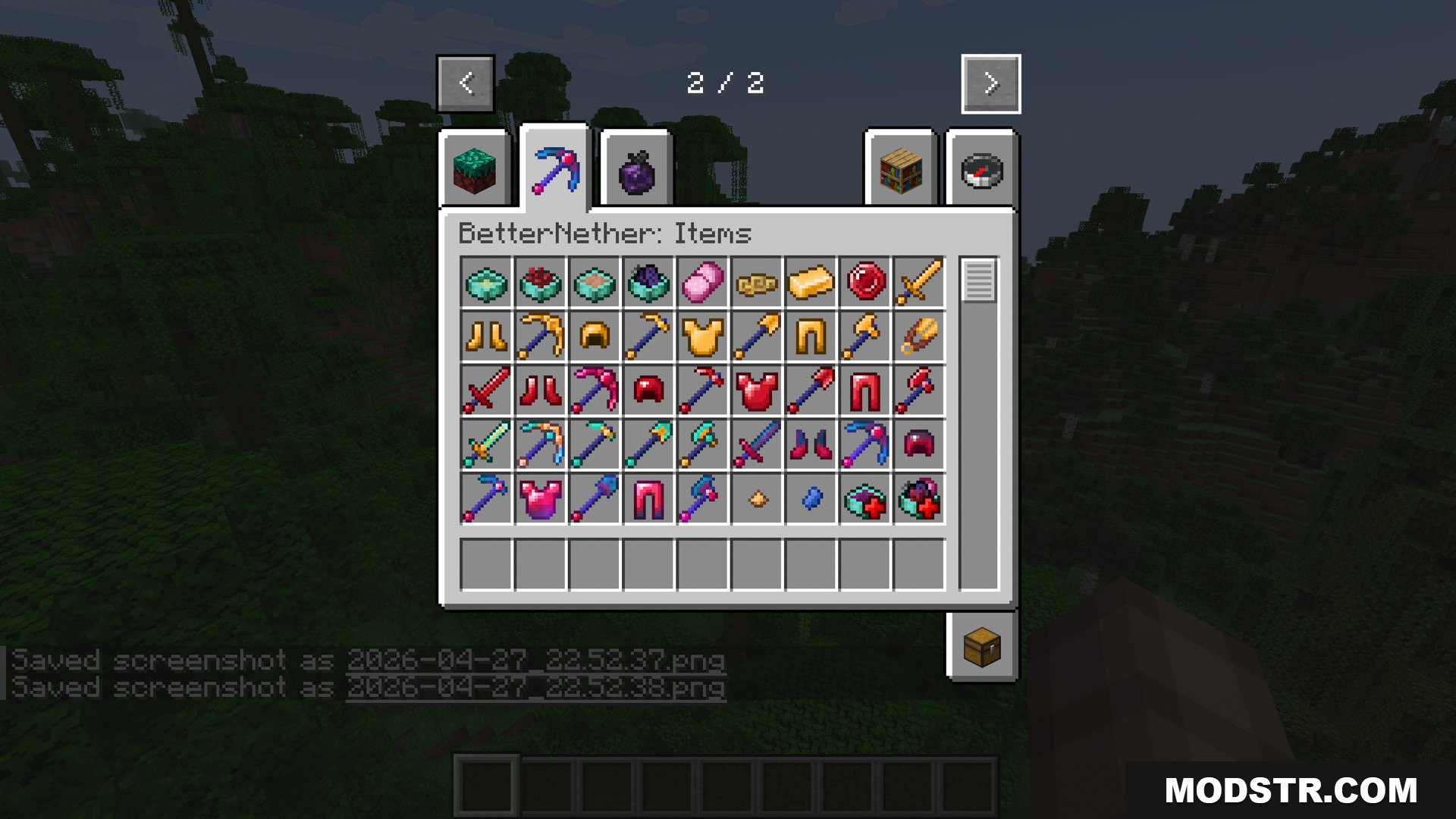 Betternether Forge Mod Screenshot 5 BetterNether mod adds new tools and armor sets