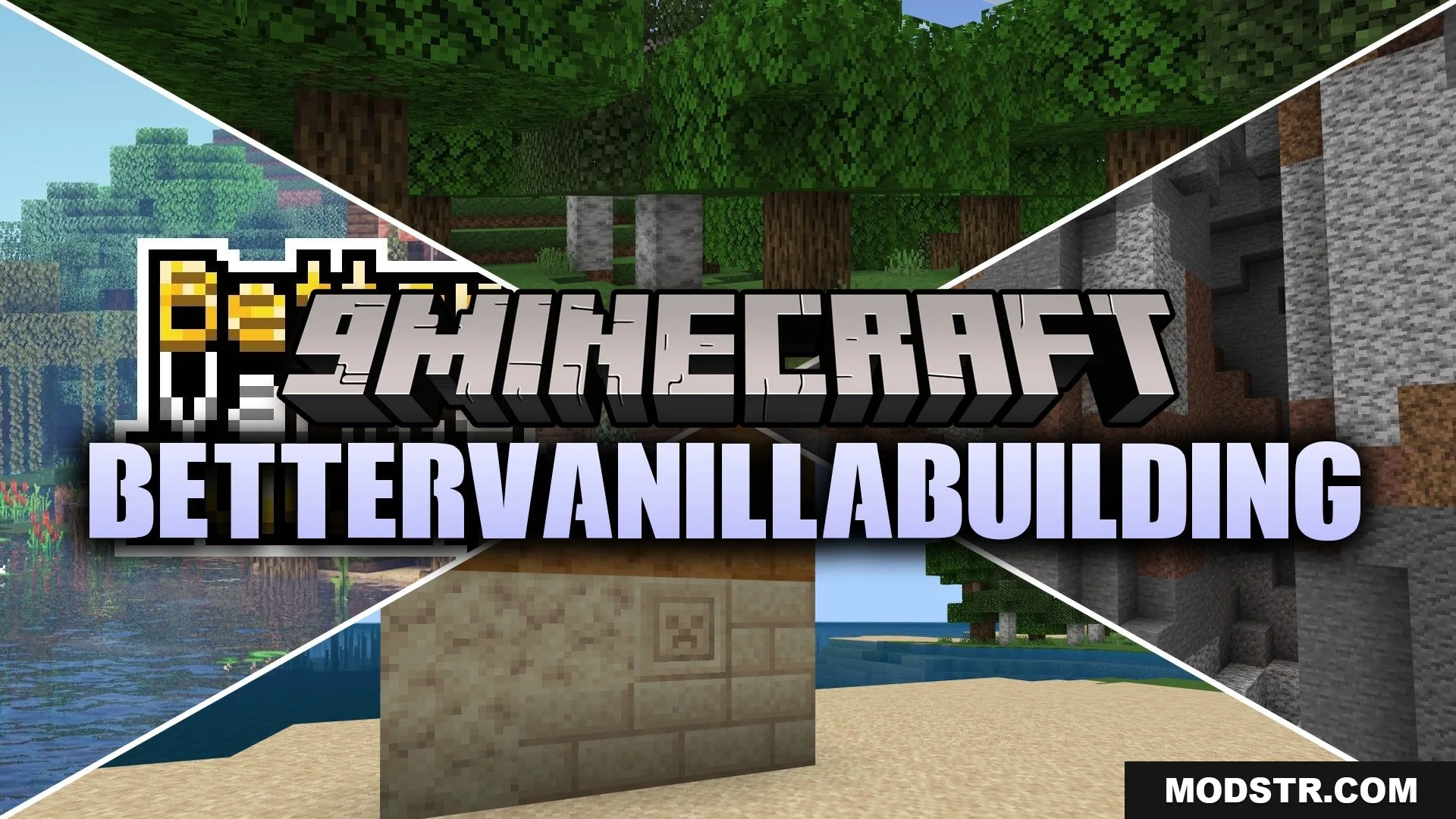 BetterVanillaBuilding Texture Pack (1.21, 1.19) – Enhanced Building Textures cover art