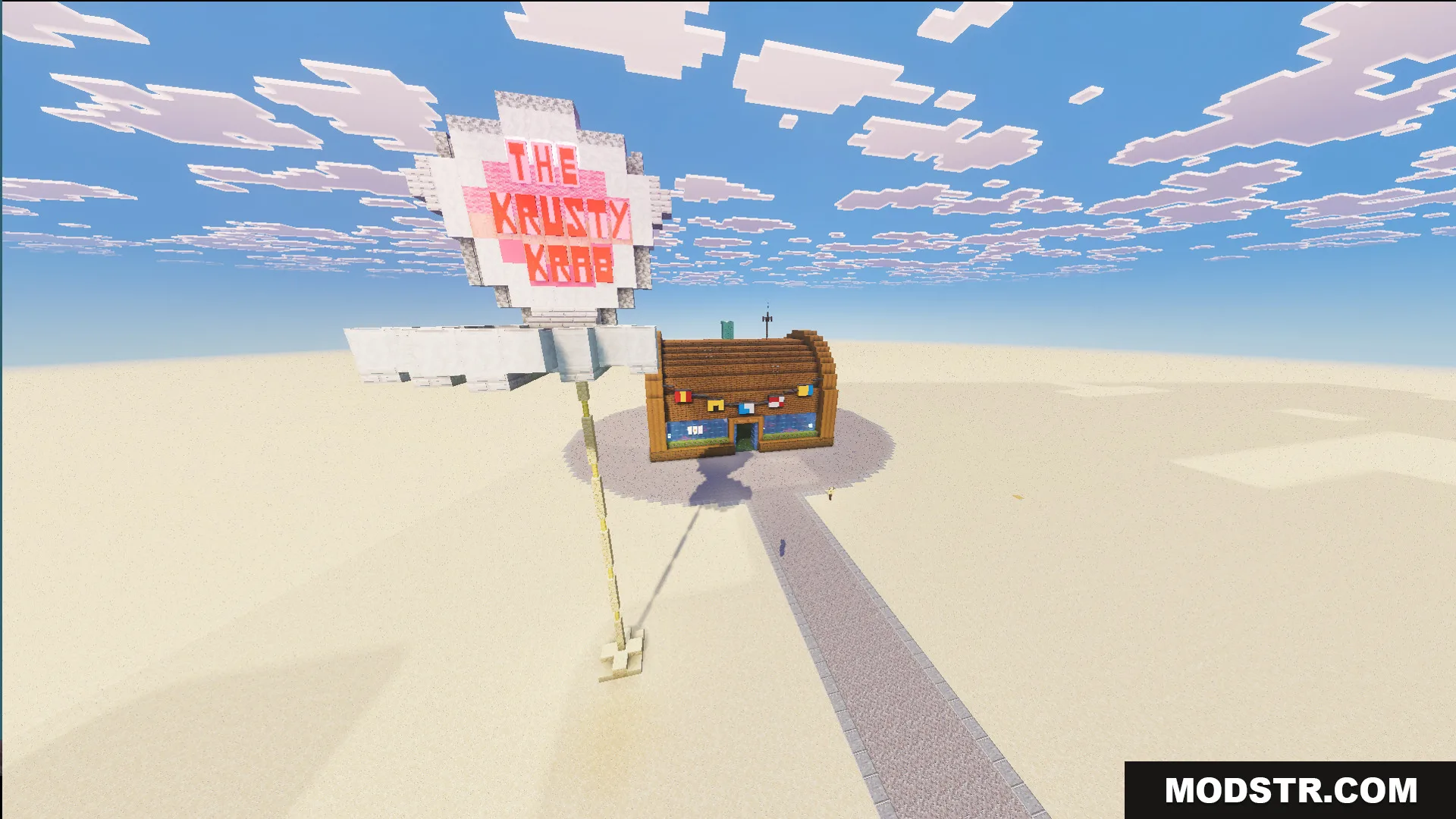 Bikini Bottom of Spongebob Squarepants by JSTCreations Map featuring the Krusty Krab