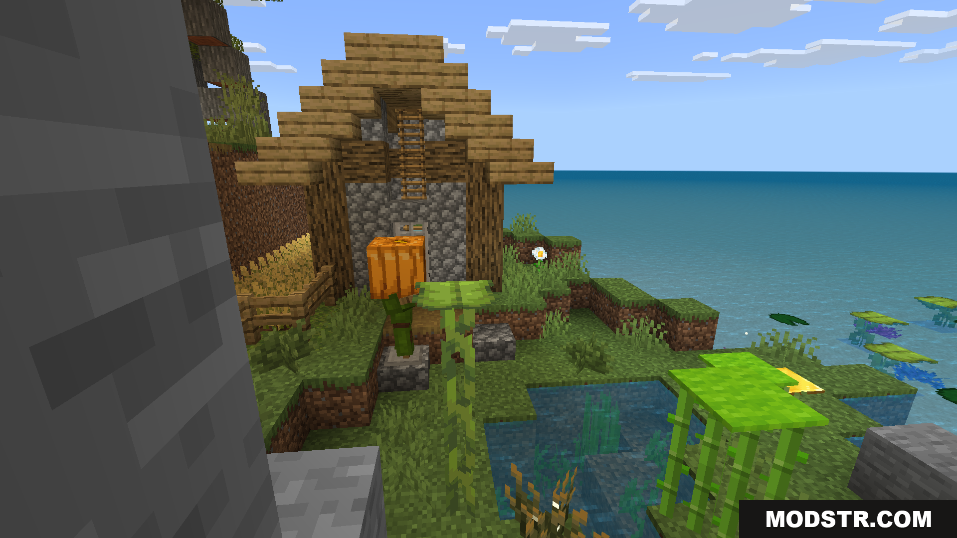 Climb through many unique levels based on different game biomes