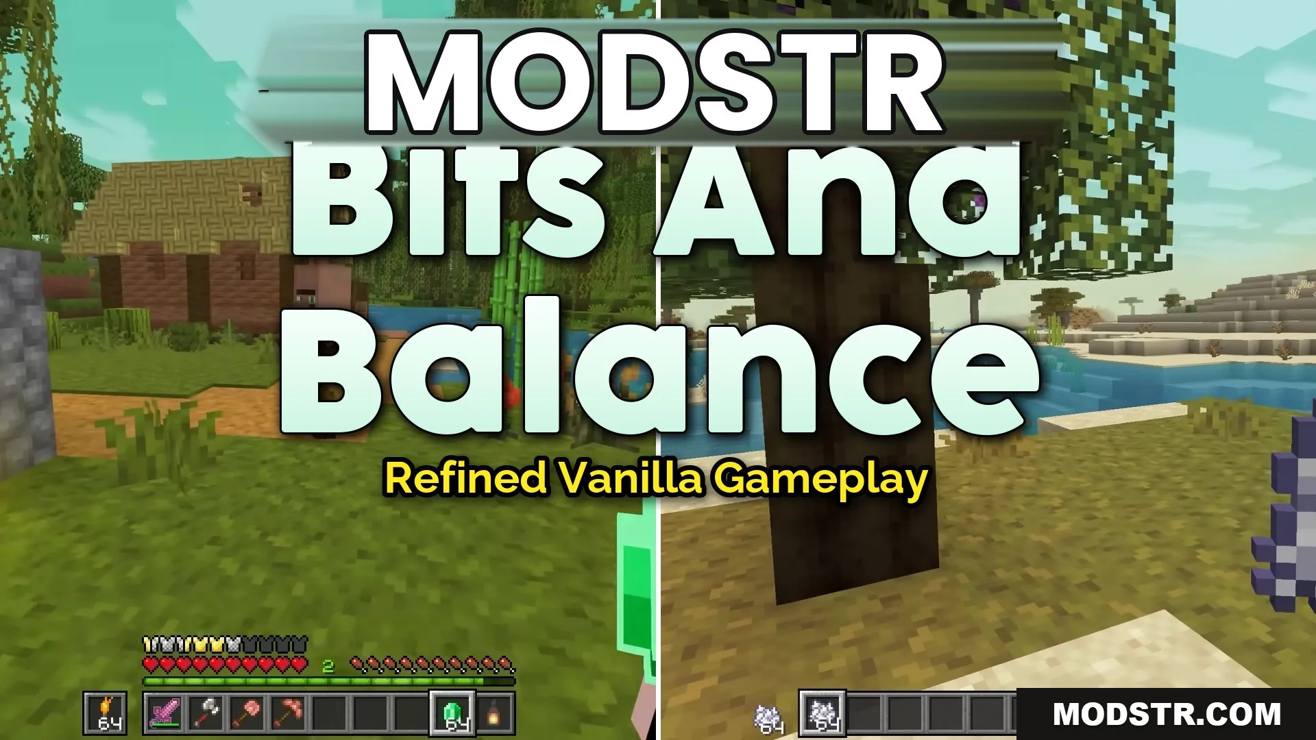 Bits and Balance Mod (26.1.2, 1.21.1) – Balance Survival Gameplay cover art
