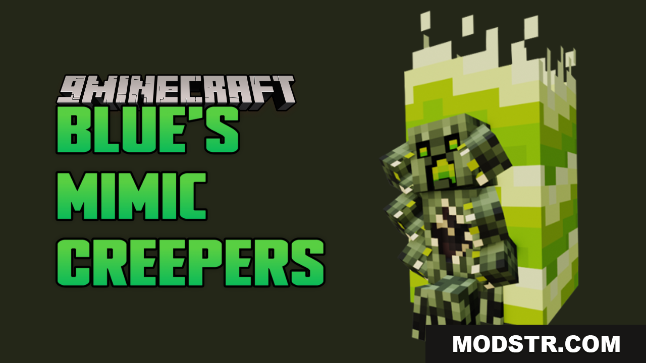 Blues Mimic Creepers Texture Pack Resource Pack