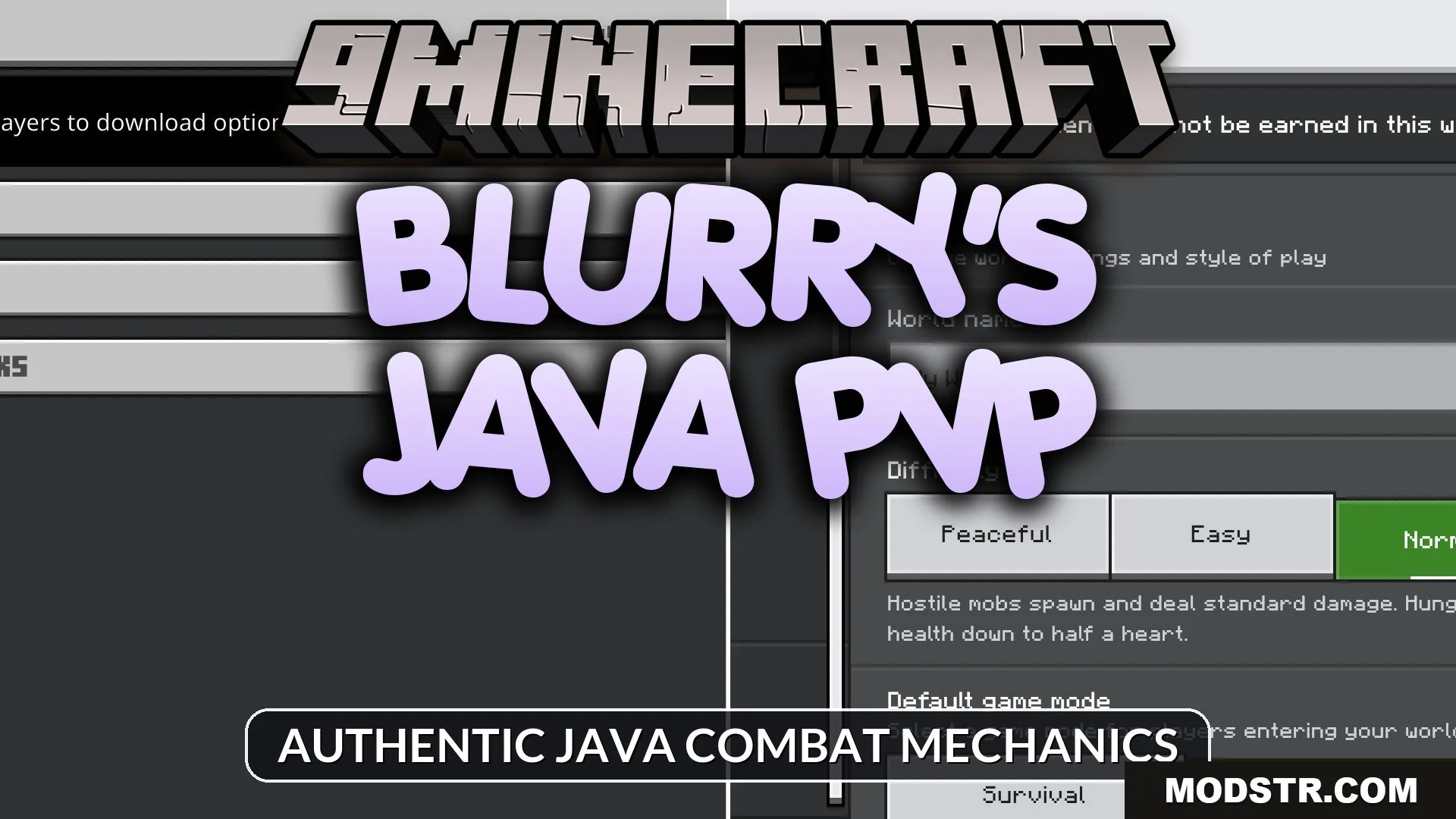 Blurry’s Java Pvp Addon (26.x, 1.21) – Authentic Java Combat Mechanics cover art