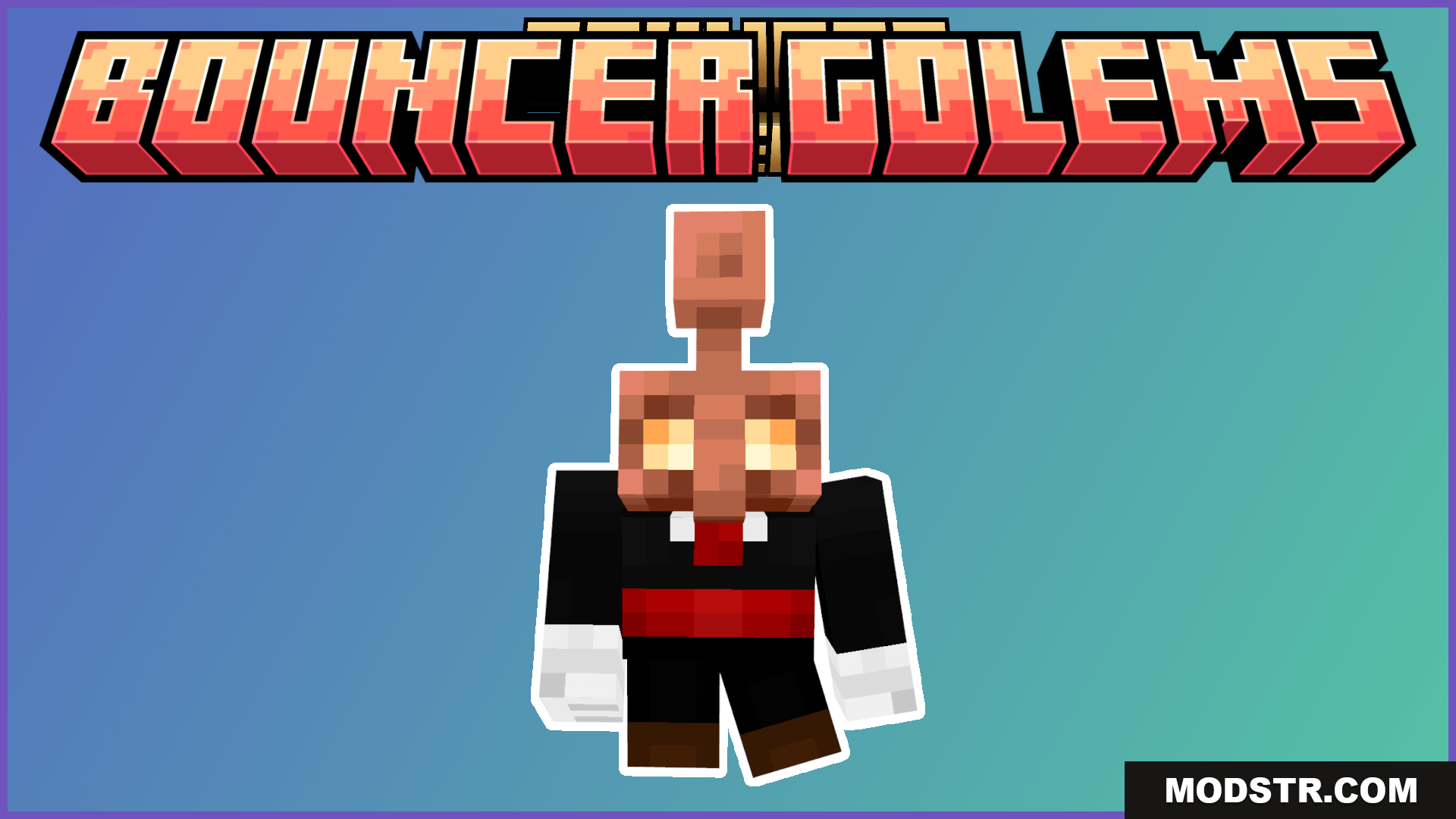 Bouncer Golems Texture Pack (26.x, 1.21) – MCPE/Bedrock cover art
