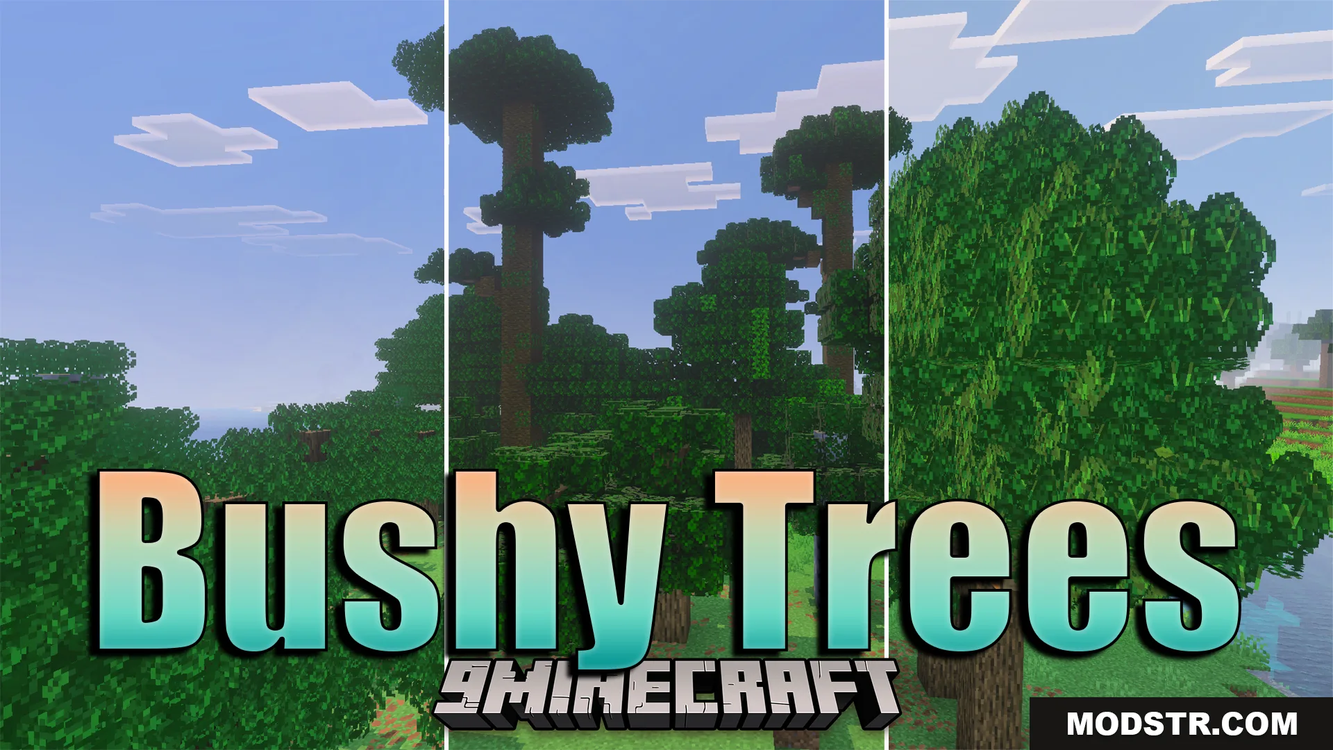 Bushy Trees Texture Pack (26.x) – Thick And Fluffy Leaves For Dense Forests