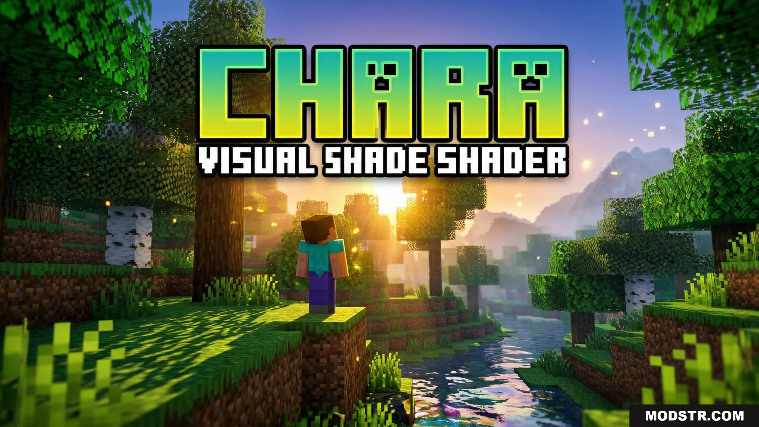 Chara Visual Shade Shader (26.x, 1.21) – MCPE/Bedrock cover art