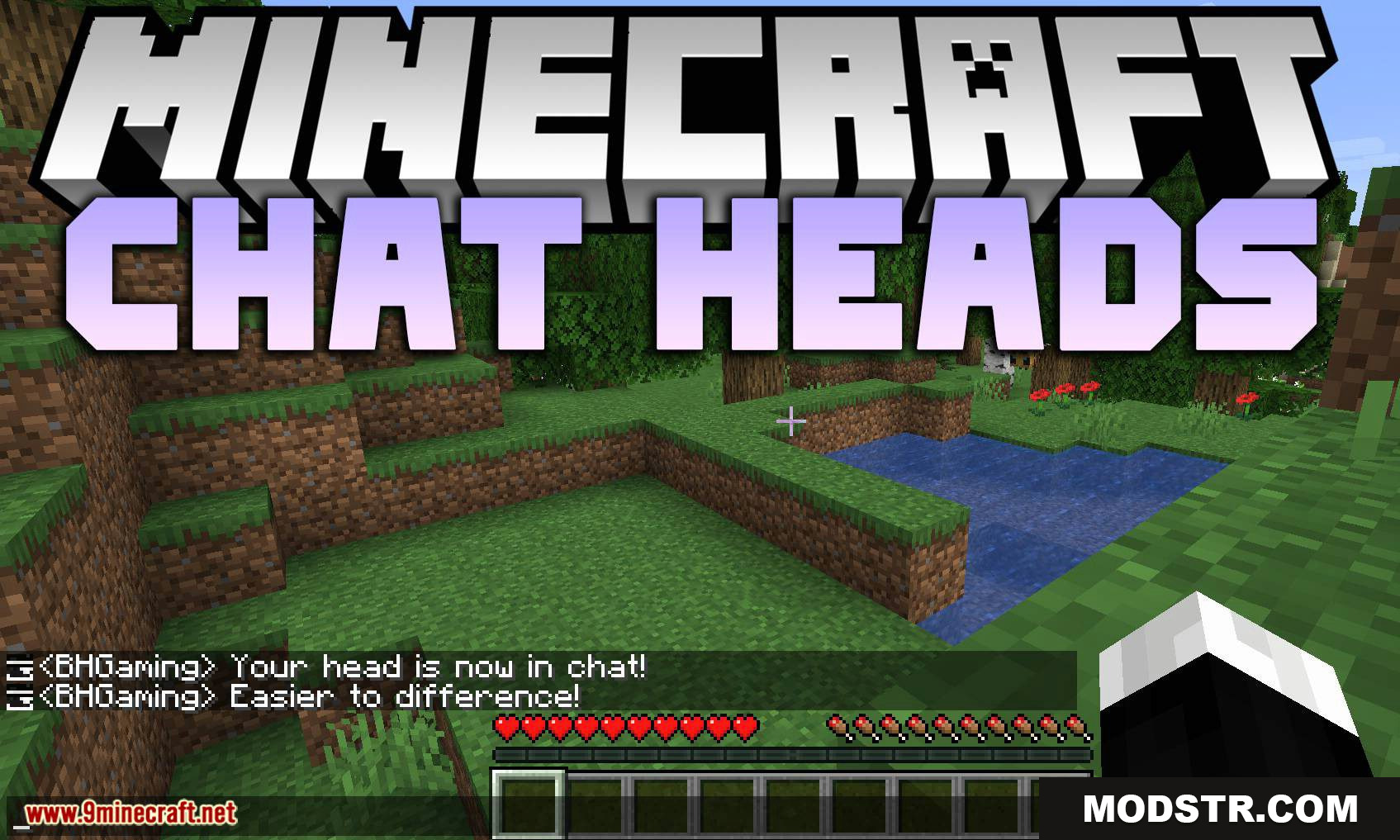 Chat Heads Mod (26.1.2, 1.20.1) – See Who are You Chatting With cover art