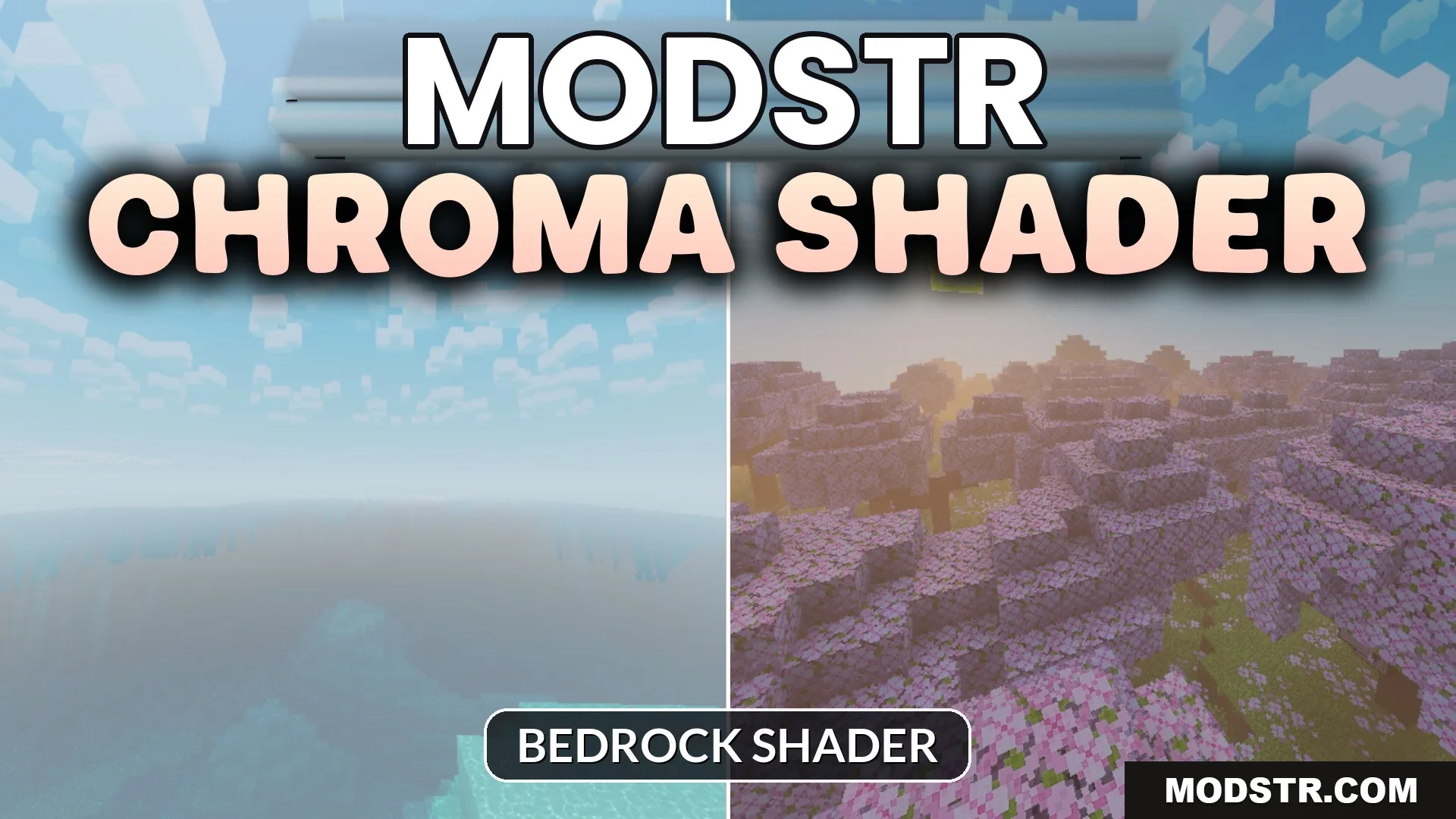 Chroma Shader (26.x, 1.21) – Waving Nature and Aurora Skies on Low-End Mobile cover art
