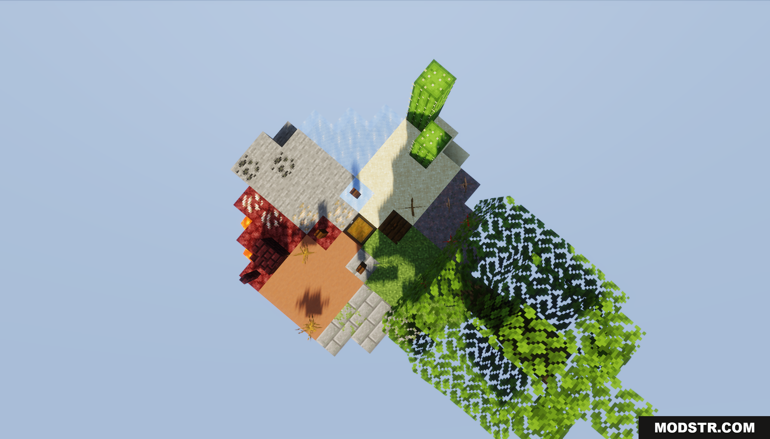 Circle Island Map Screenshot 9 A circular floating island with eight different tiny biomes