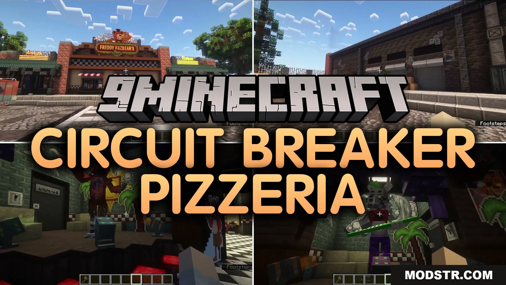 Circuit Breaker Pizzeria Map (26.2, 1.20.1) – Survive the Night Shift cover art
