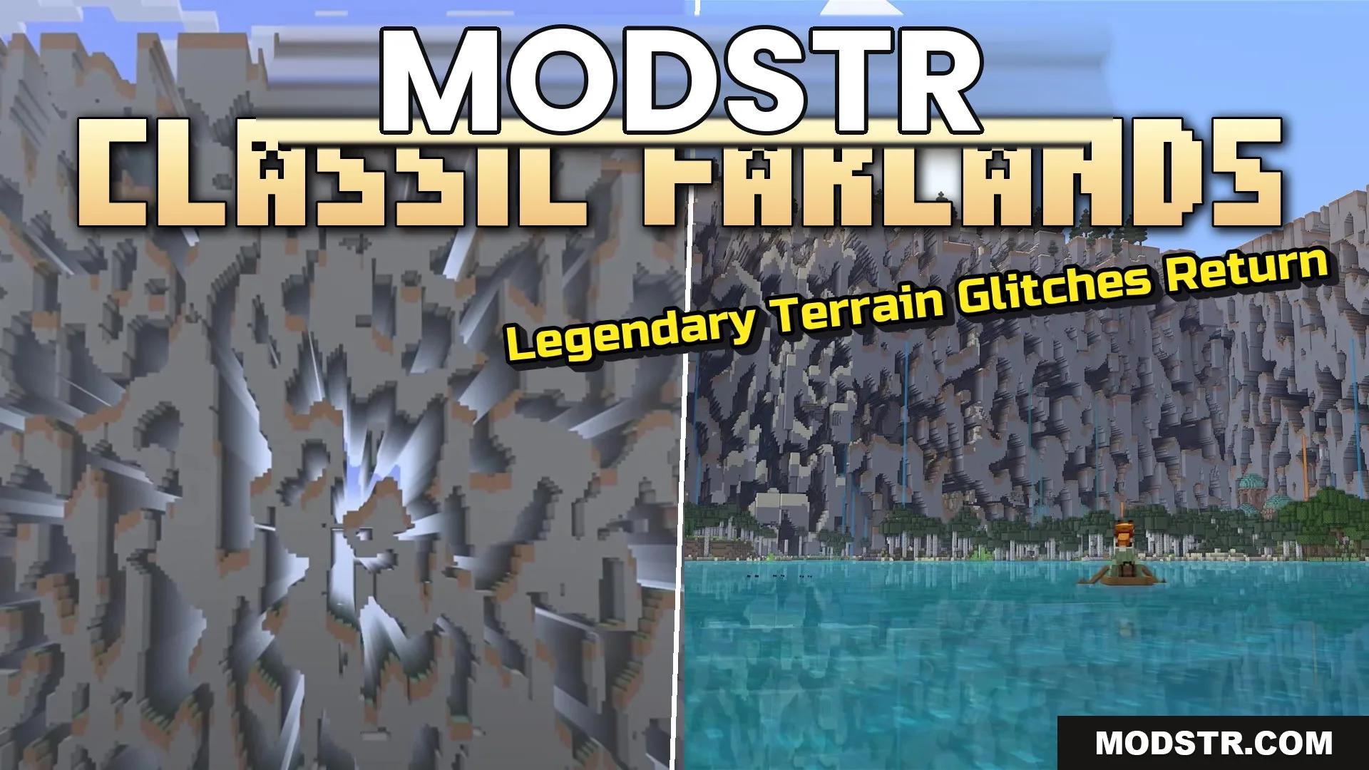 Classic Farlands Mod (26.2, 1.21.1) – Bring Back the Famous Broken Terrain cover art