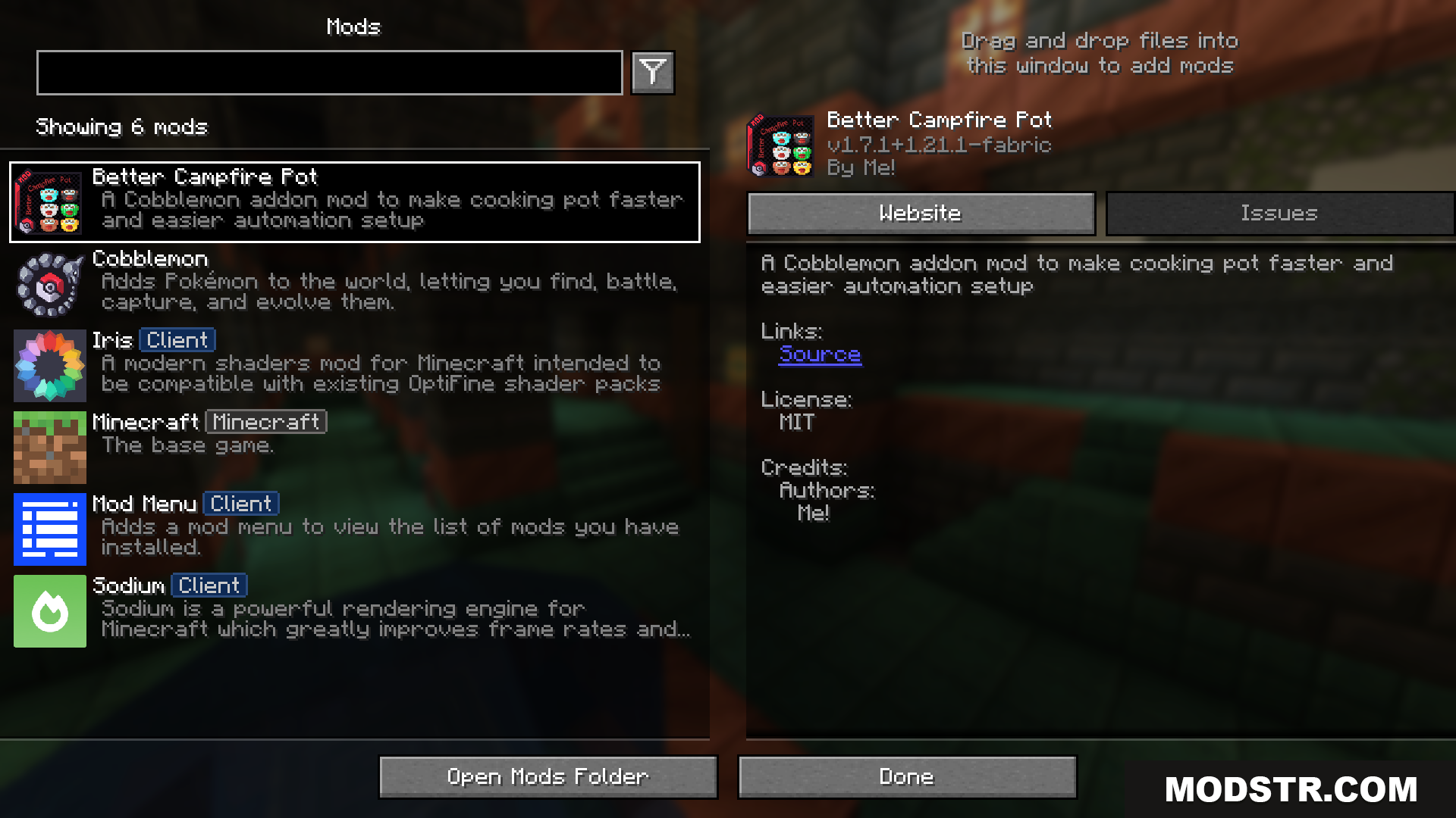 Cobblemon Better Campfire Pot Mod (1.21.1) – Adds Faster Cooking Pot Tiers