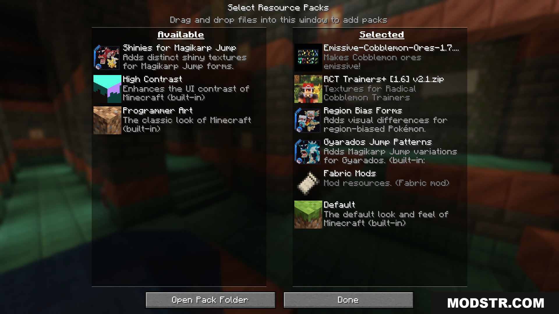 Cobblemon Emissive Ores Resource Pack (1.21.1, 1.20.1) – Radiant Underground