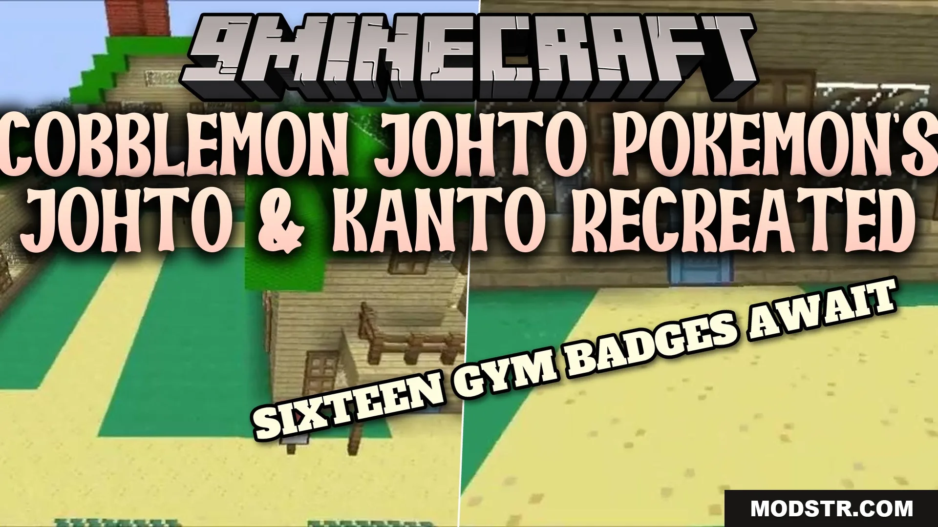 Cobblemon Johto Pokemon’s Johto & Kanto Recreated Map (26.2, 1.20.1) cover art