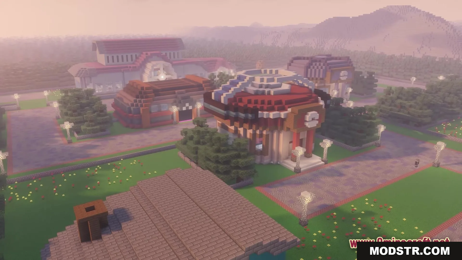 Cobblemon Kanto Pokemon's FireRed and LeafGreen recreated Map Screenshot 1