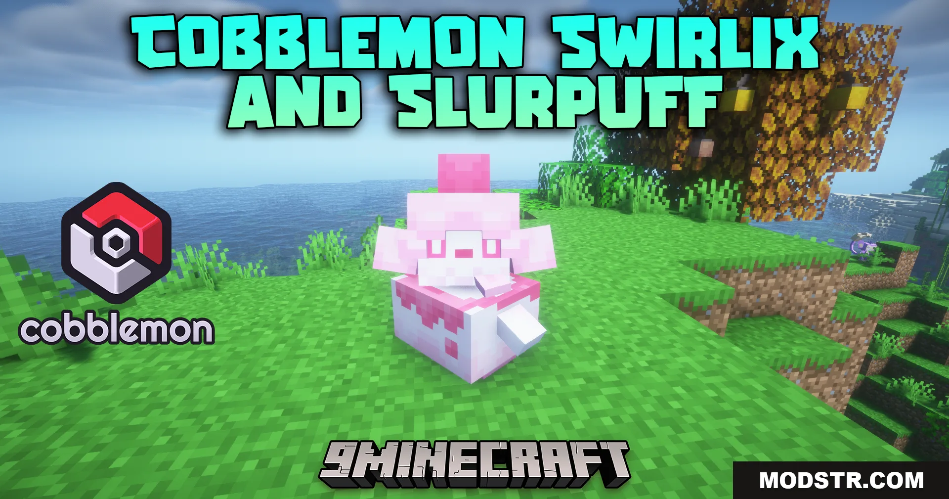 Cobblemon Swirlix and Slurpuff Data Pack (1.21.1, 1.20) – Catch Fluffy Fairies in Floral Biomes